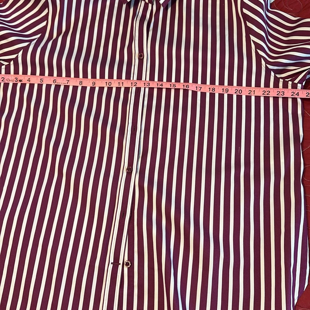 Chico’s Striped Button-Up Shirt - Picture 5 of 9